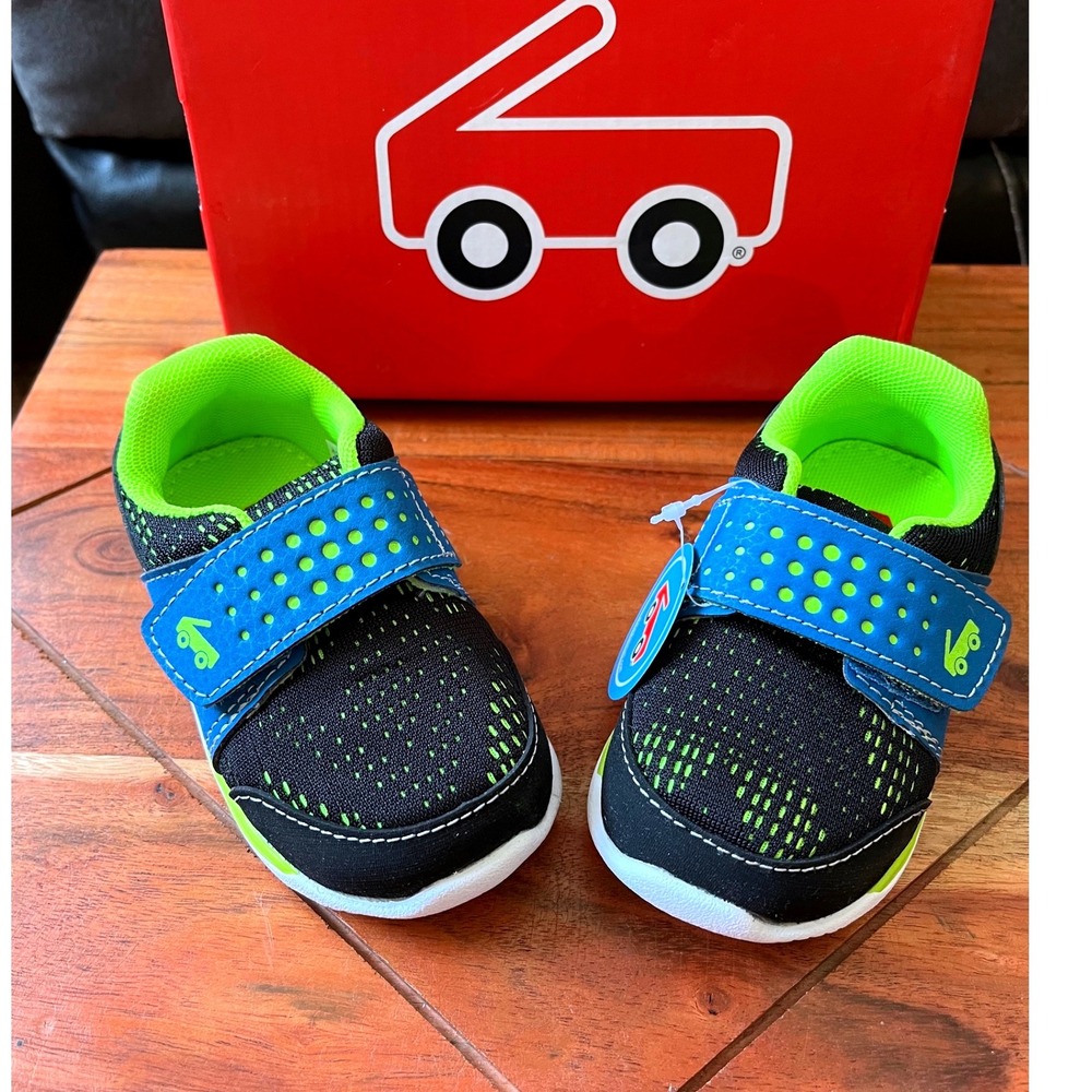 See Kai Run Black and Blue Kids Sneakers